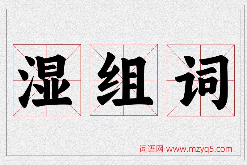湿字的组词