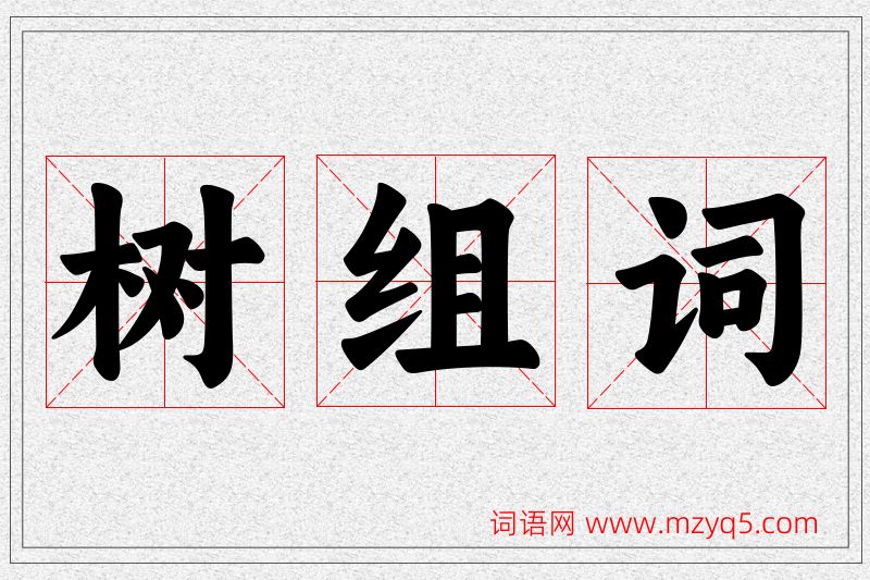 树字的组词