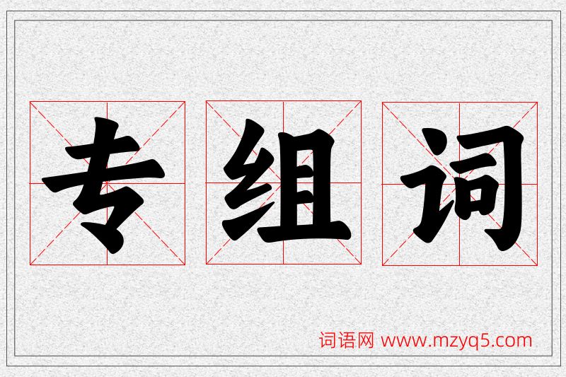专字的组词